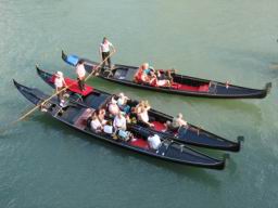 Gondolas in Venice